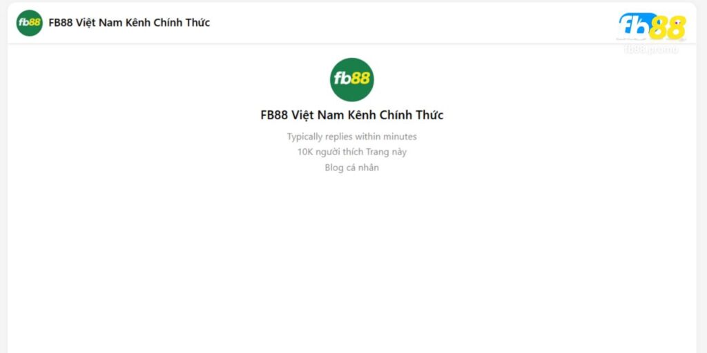 Chăm Sóc Khách Hàng FB88 - Hỗ Trợ Người Chơi 24/7 2 Nhắn trực tiếp fanpage cho nhà cái Fb88 để nhận về phản hồi nhanh nhất