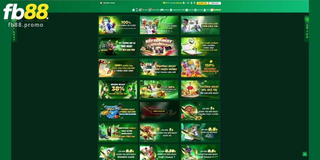 Xổ Số Miền Bắc FB88 Hấp Dẫn Không Thể Chối Từ 3 Nhiều ưu đãi Fb88 hấp dẫn đón chờ người chơi