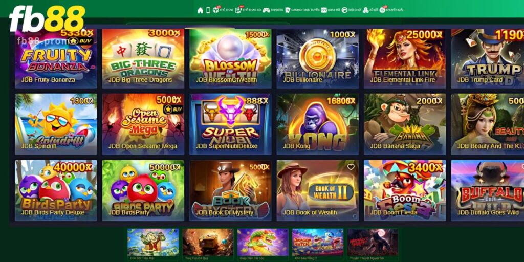 Phát Tài Cùng Game Nổ Hũ Đỉnh Cao JDB Slots 1 Thử sức slot game tại sảnh JDB Slots