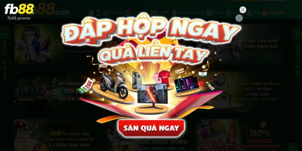 Cơn Lốc Khuyến Mãi Cực Khủng Dành Cho Hội Viên Tại FB88 2 Trải nghiệm Fb88 game với nhiều phần thưởng nóng hấp dẫn
